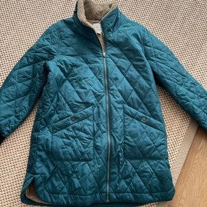 Teal Quilted Women's Jacket